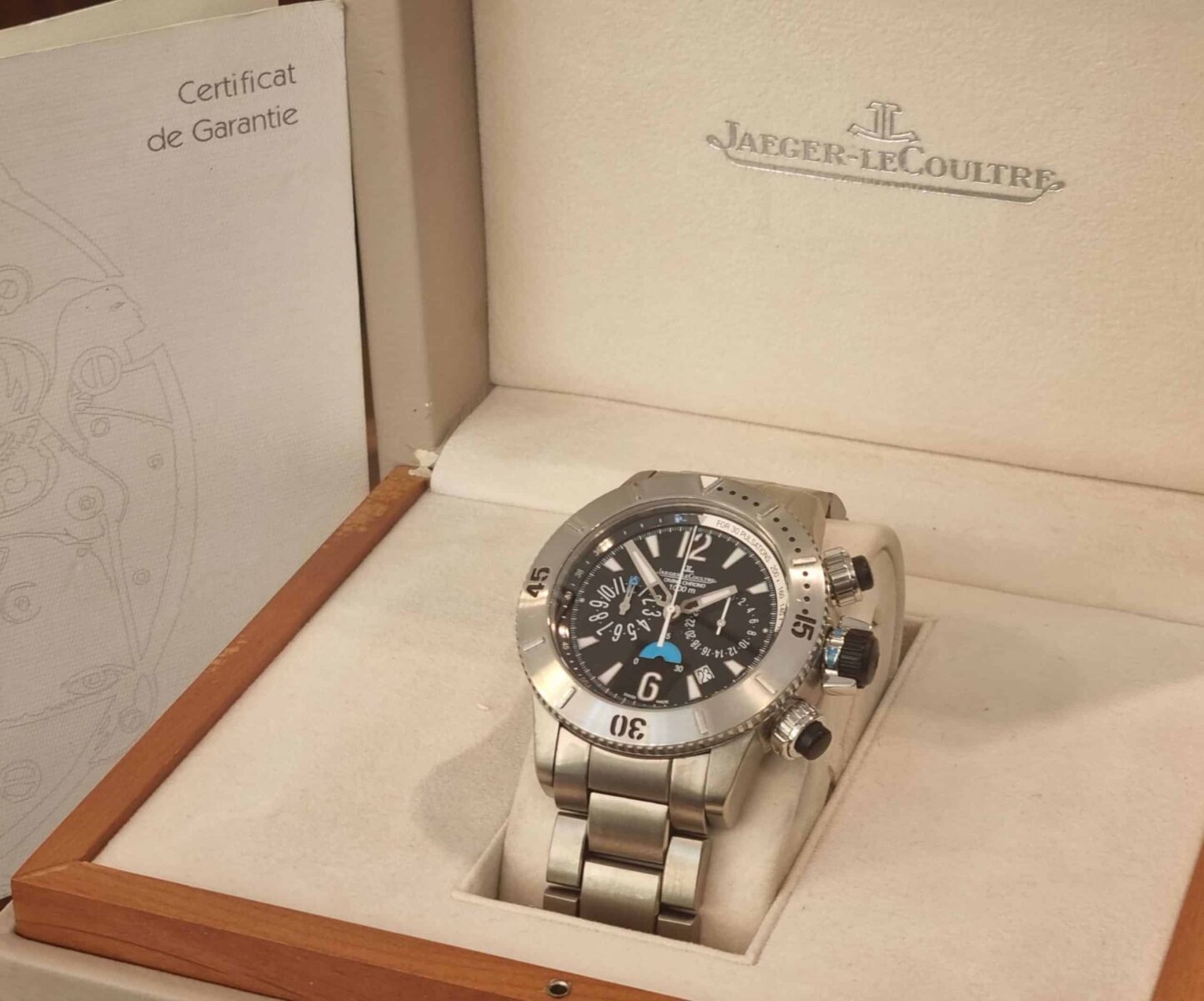Jaeger-LeCoultre Master Compressor Chronograph 44mm Titanium 160.T.25 | Gothelf A. Watches — 5