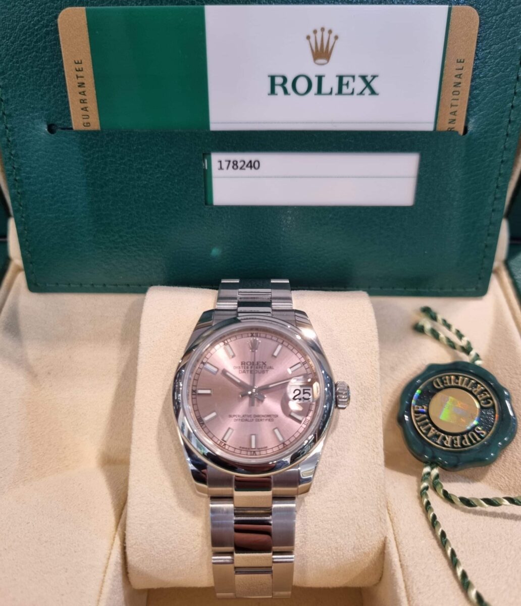 Rolex Oyster Perpetual Datejust 31mm Ladies Pink Dial | Gothelf A. Watches — 2