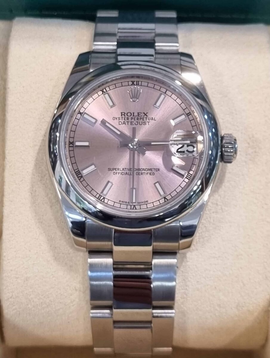 Rolex Oyster Perpetual Datejust 31mm Ladies Pink Dial | Gothelf A. Watches — 7
