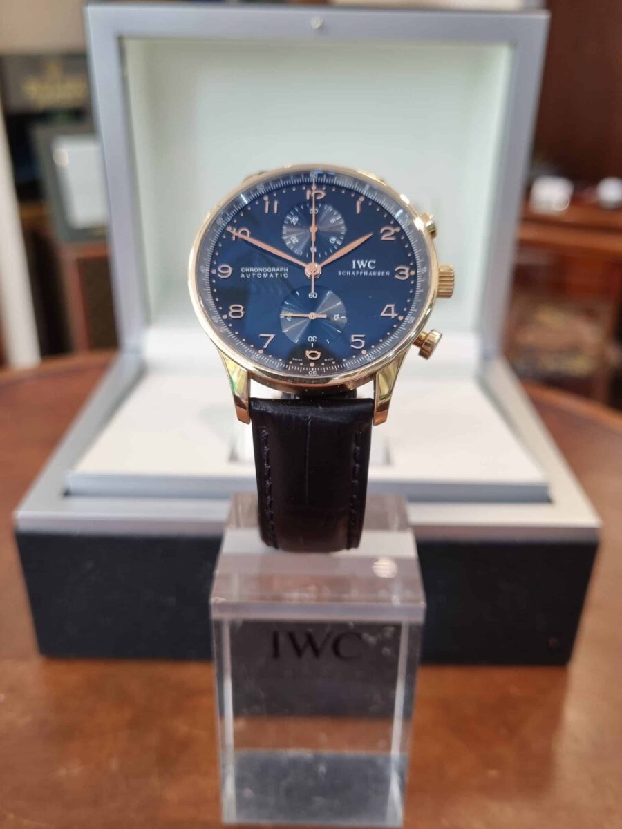 IWC Schaffhausen IW371482 Portugieser Chronograph ROSE Gold 40.9mm | Gothelf A. Watches — 4