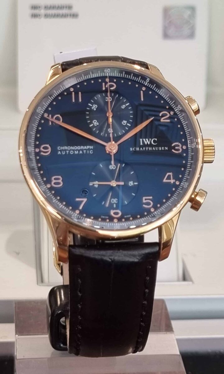 IWC Schaffhausen IW371482 Portugieser Chronograph ROSE Gold 40.9mm | Gothelf A. Watches — 2