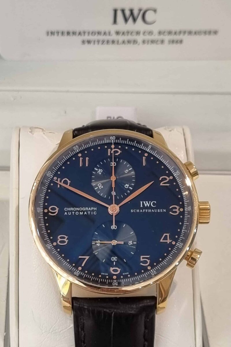 IWC Schaffhausen IW371482 Portugieser Chronograph ROSE Gold 40.9mm | Gothelf A. Watches — 5