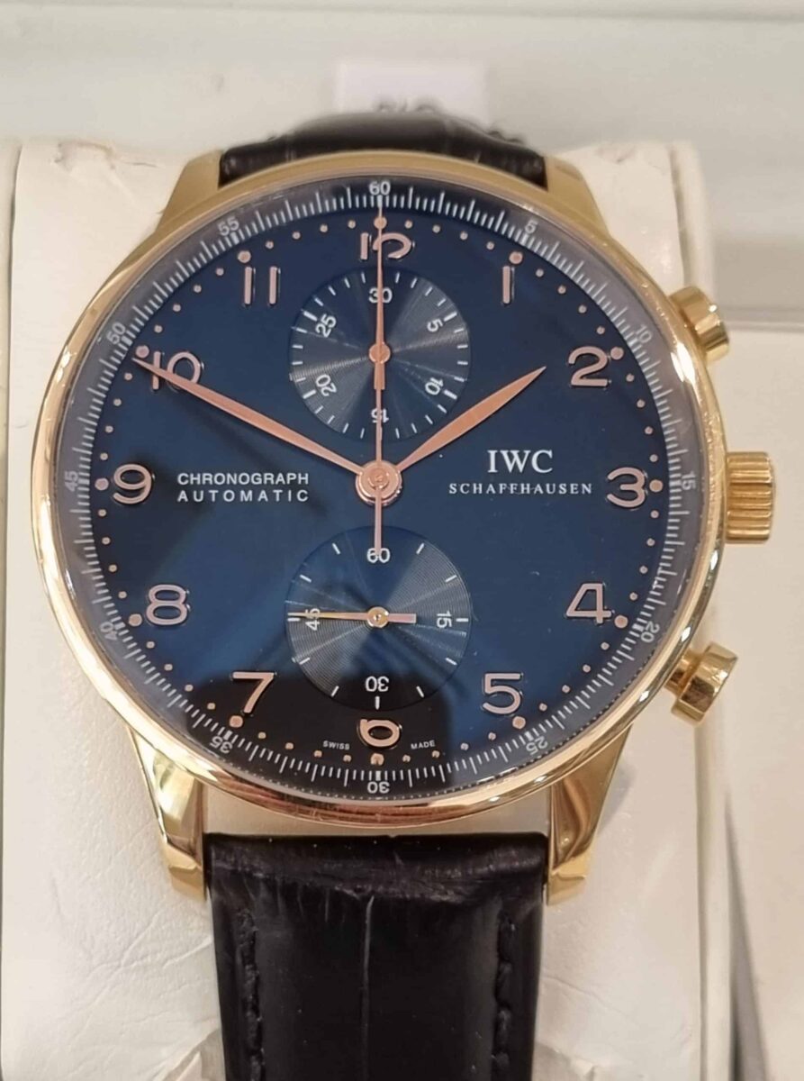 IWC Schaffhausen IW371482 Portugieser Chronograph ROSE Gold 40.9mm | Gothelf A. Watches — 3