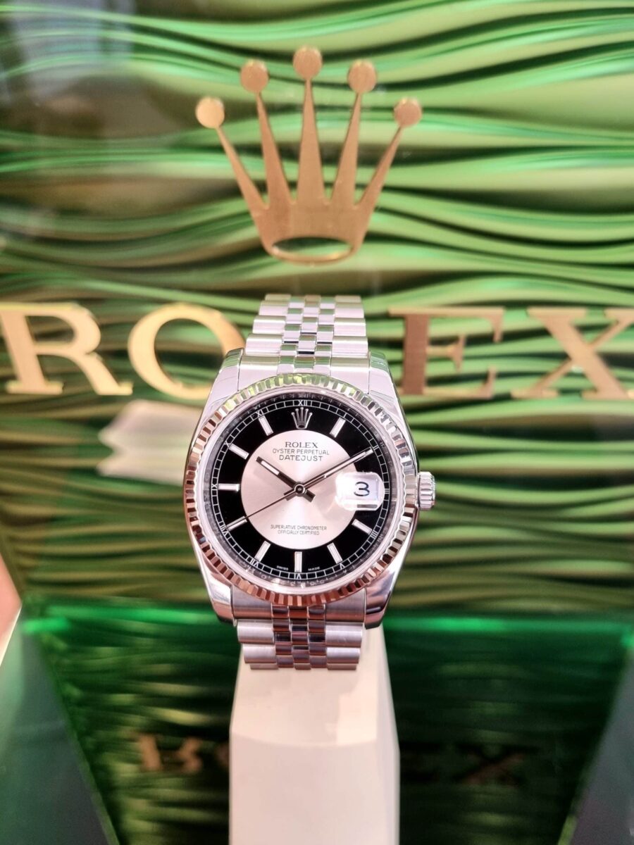 Rolex Datejust Jubilee 36mm Tuxedo Dial | Gothelf A. Watches — 3