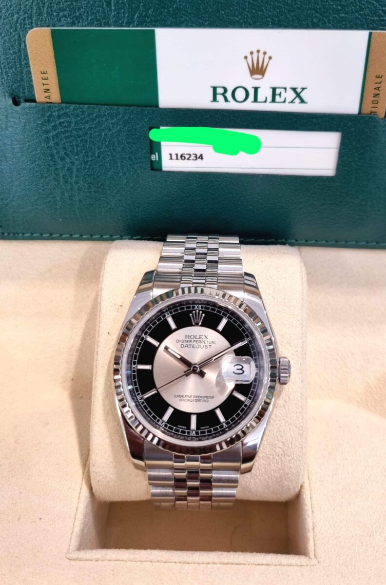 Rolex Datejust Jubilee 36mm Tuxedo Dial | Gothelf A. Watches — 2