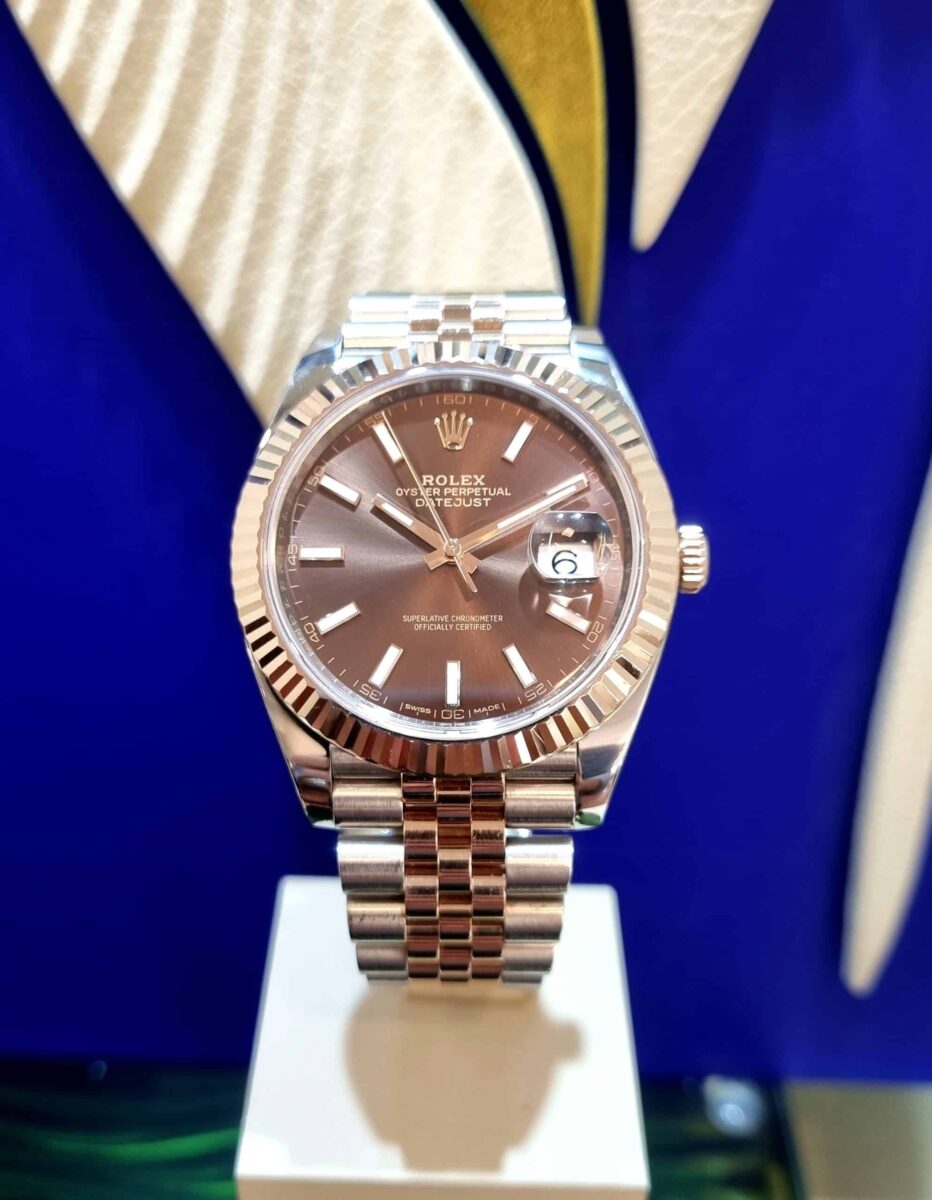 Rolex Datejust 41mm Rose Gold Chocolate Dial ref.126331 | Gothelf A. Watches — 2