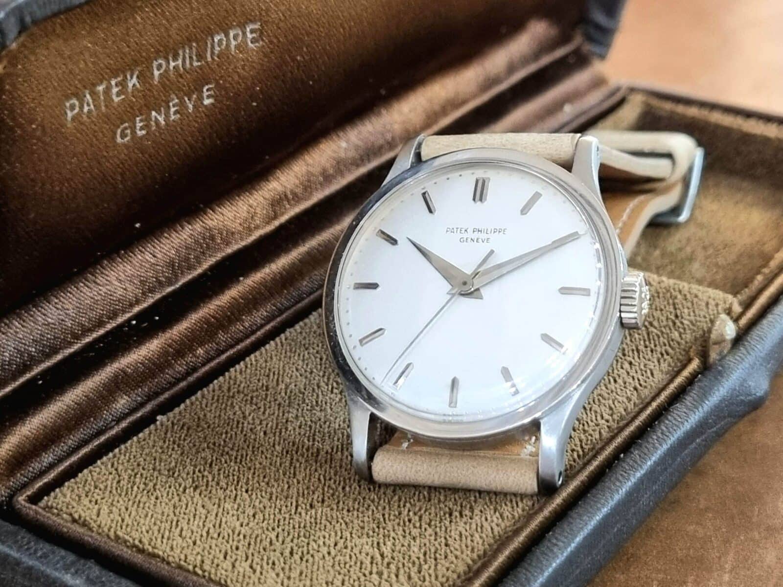 Patek Philippe Calatrava 18k white gold vintage | Gothelf A. Watches — 7