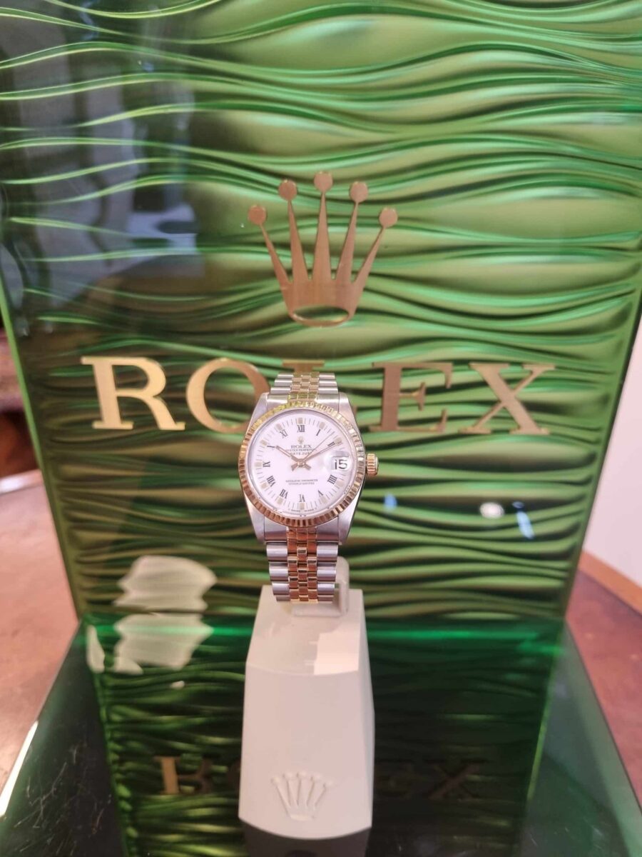 Rolex Datejust Oyster Steel and Gold 31mm Jubilee | Gothelf A. Watches — 4