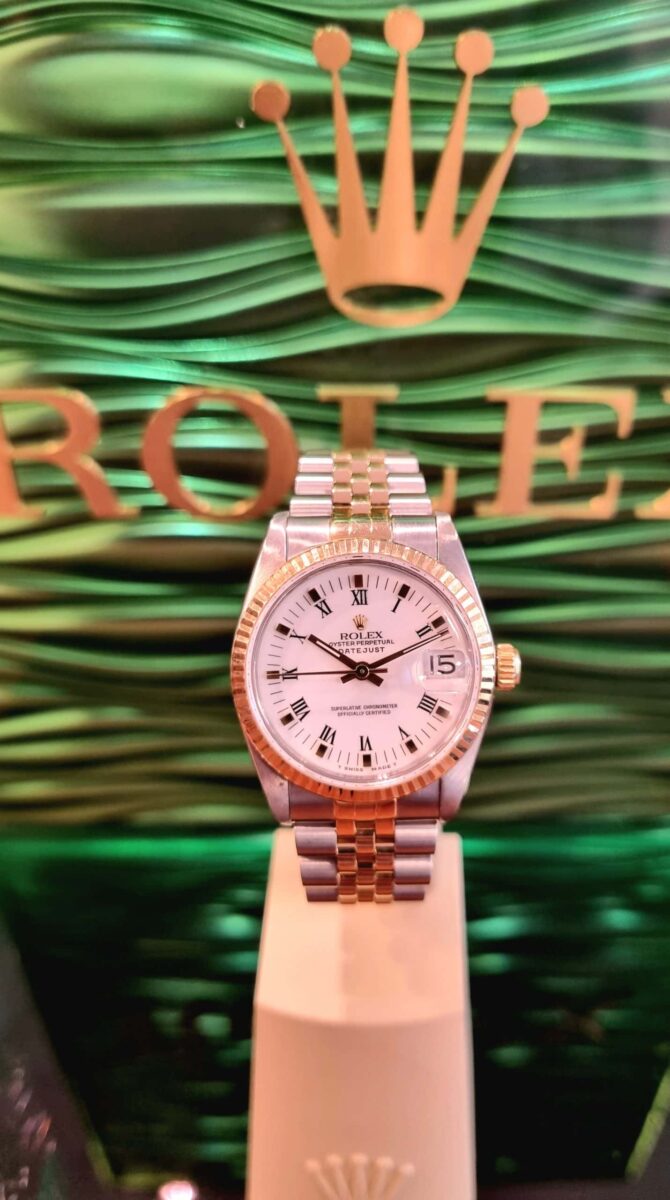 Rolex Datejust Oyster Steel and Gold 31mm Jubilee | Gothelf A. Watches — 3