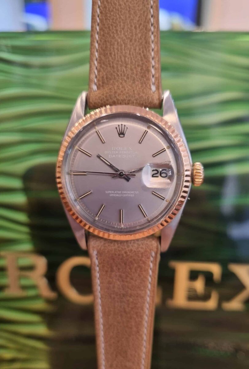 Rolex Vintage Datejust 36mm Satin Grey Ghost “pie-pan” Dial | Gothelf A. Watches — 2