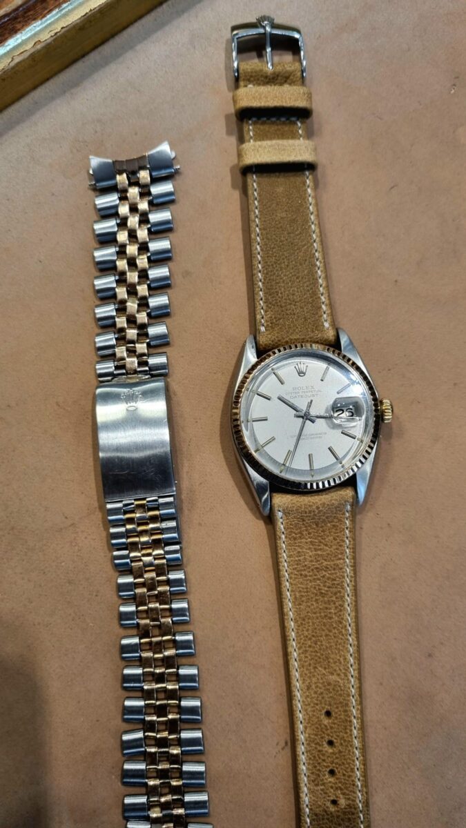 Rolex Vintage Datejust 36mm Satin Grey Ghost “pie-pan” Dial | Gothelf A. Watches — 5