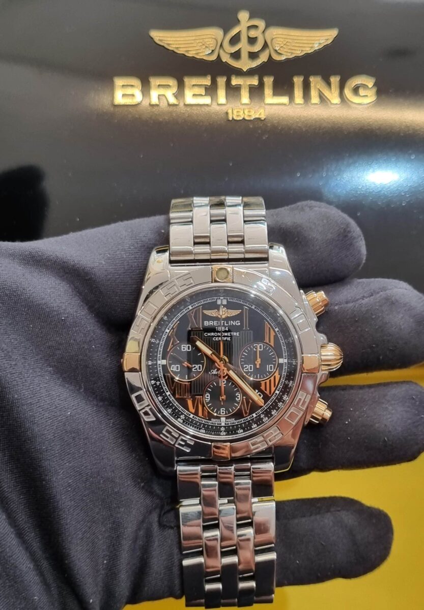 Breitling Chronomat 44mm Steel an Gold | Gothelf A. Watches — 3