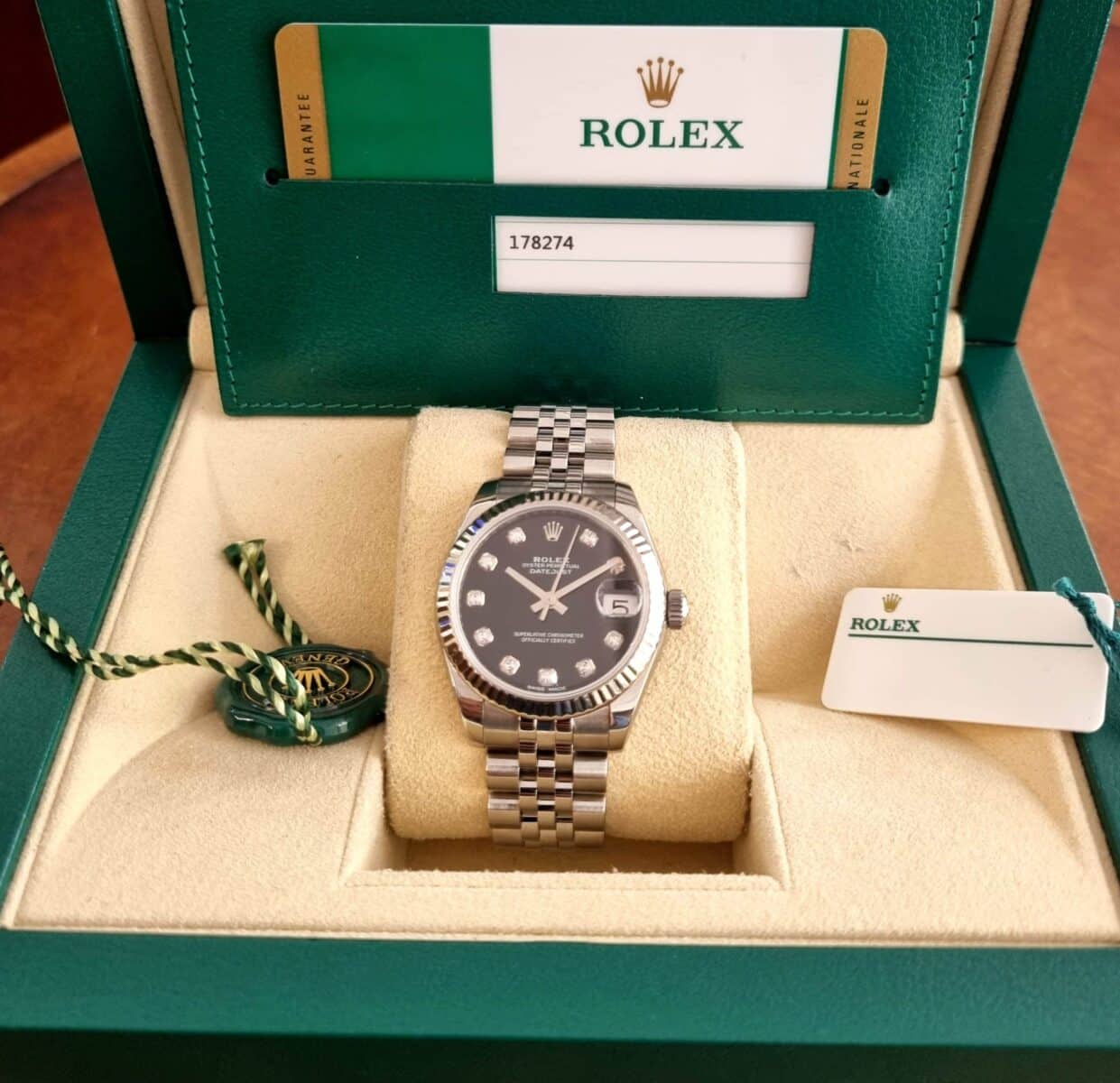 Rolex Datejust 31mm Ladies Steel Diamonds Dial | Gothelf A. Watches — 4