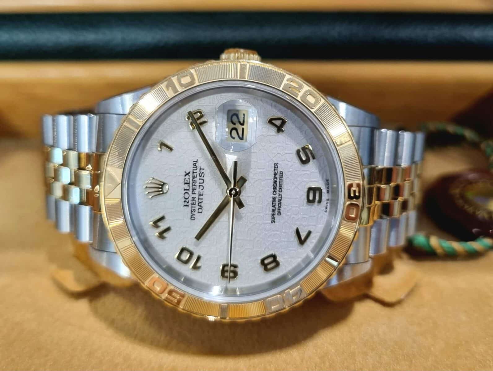 Rolex Datejust Turnograph 36mm Steel & 18k Yellow Gold | Gothelf A. Watches — 3