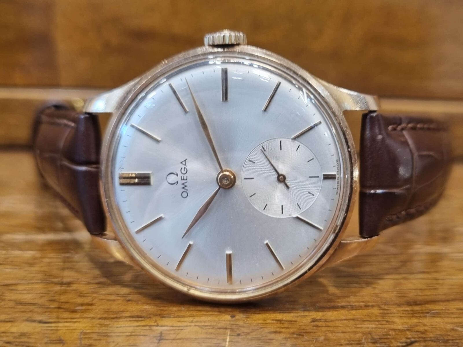 Omega Rose Gold 37mm Vintage | Gothelf A. Watches — 5