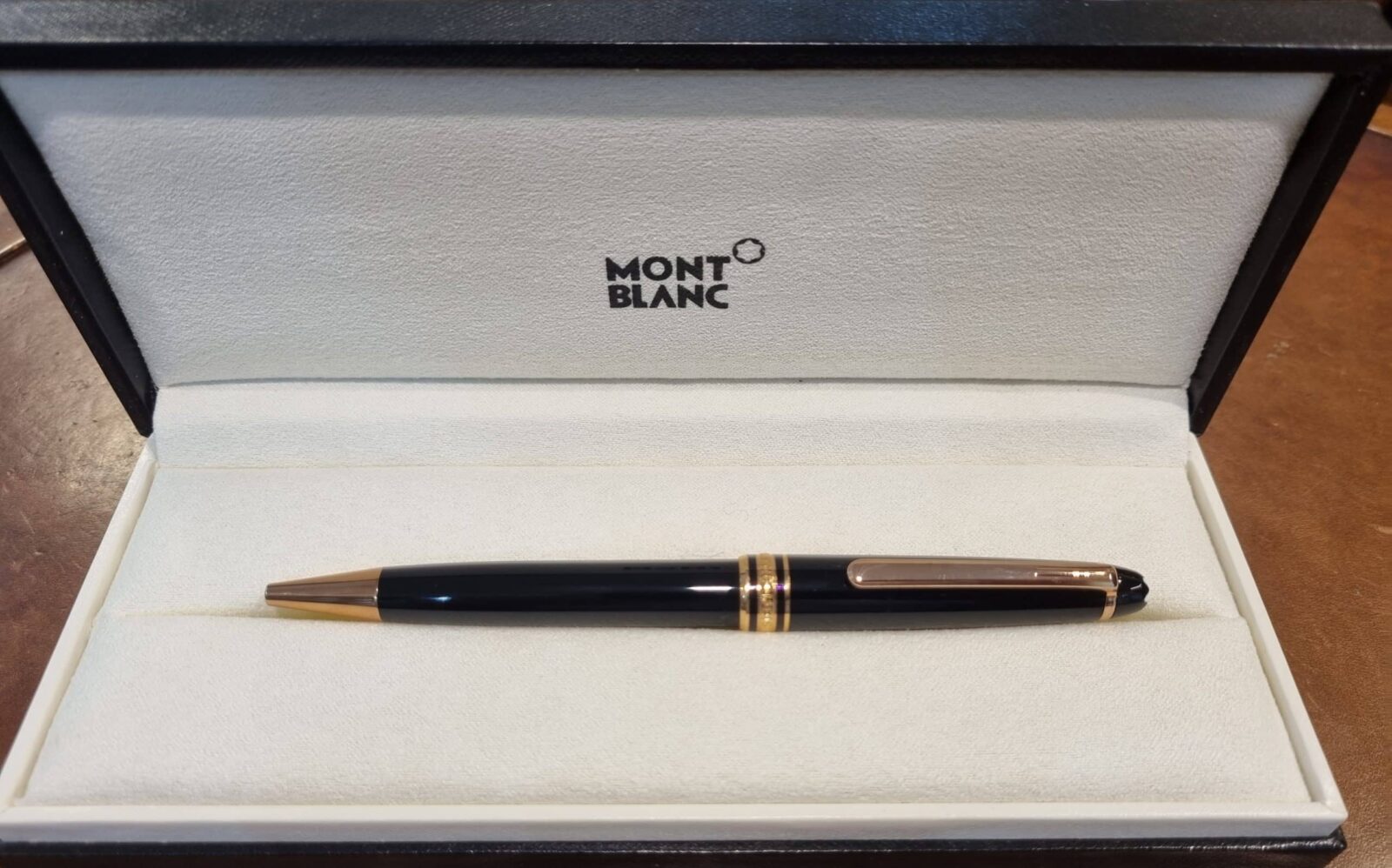 Mont-Blanc Meisterstuck Rose Gold Coated Ballpoint Pen | Gothelf A. Watches — 3