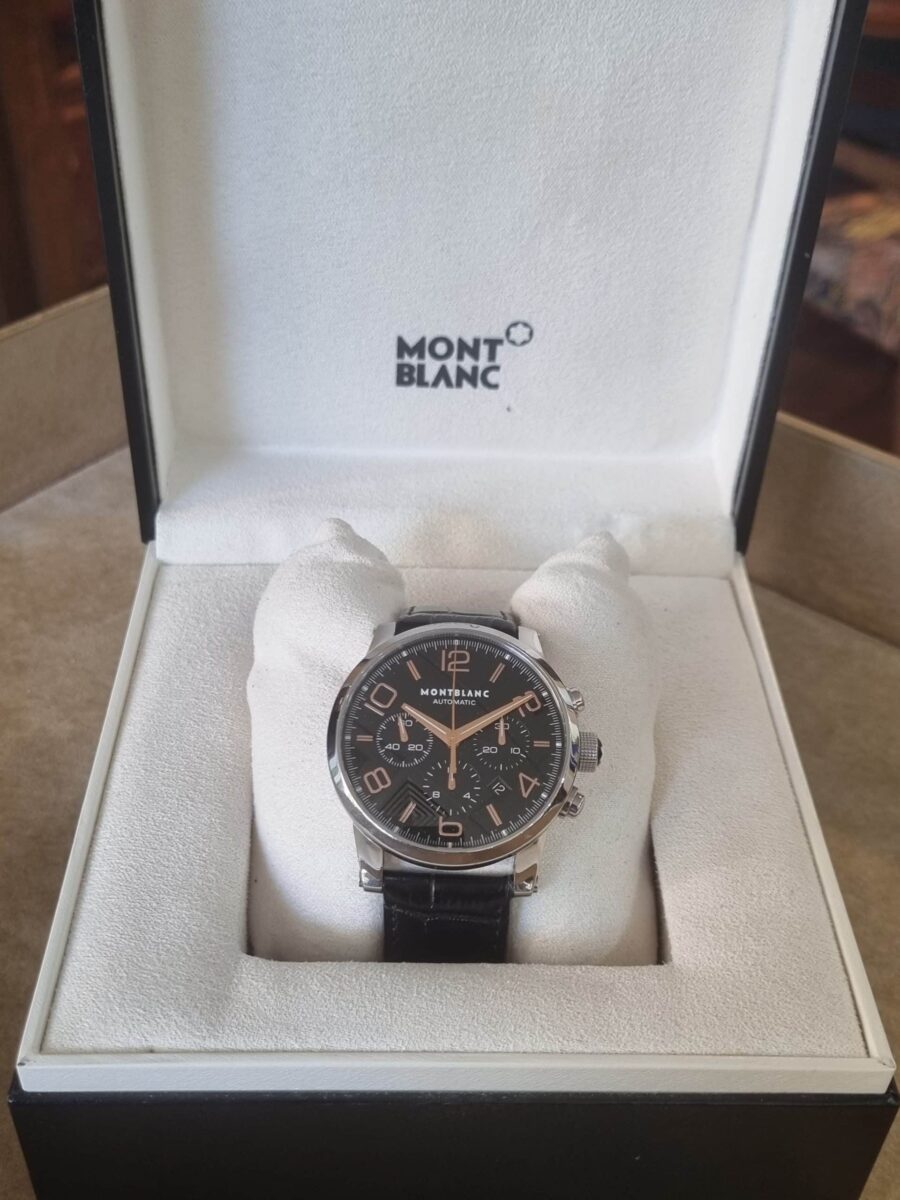 Montblanc TimeWalker Steel Chronograph 101548 | Gothelf A. Watches — 2