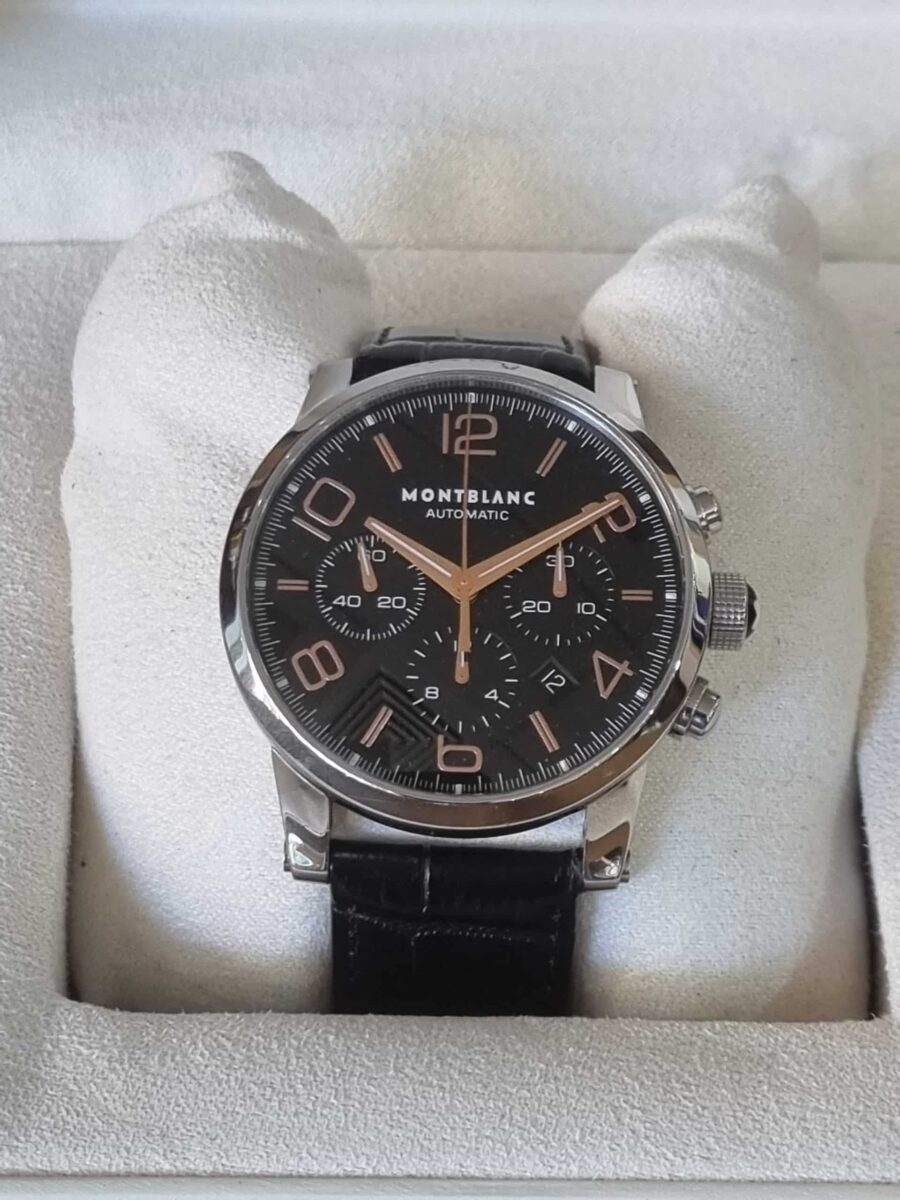 Montblanc TimeWalker Steel Chronograph 101548 | Gothelf A. Watches — 3