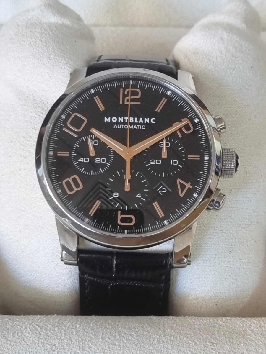 Montblanc TimeWalker Steel Chronograph 101548 | Gothelf A. Watches