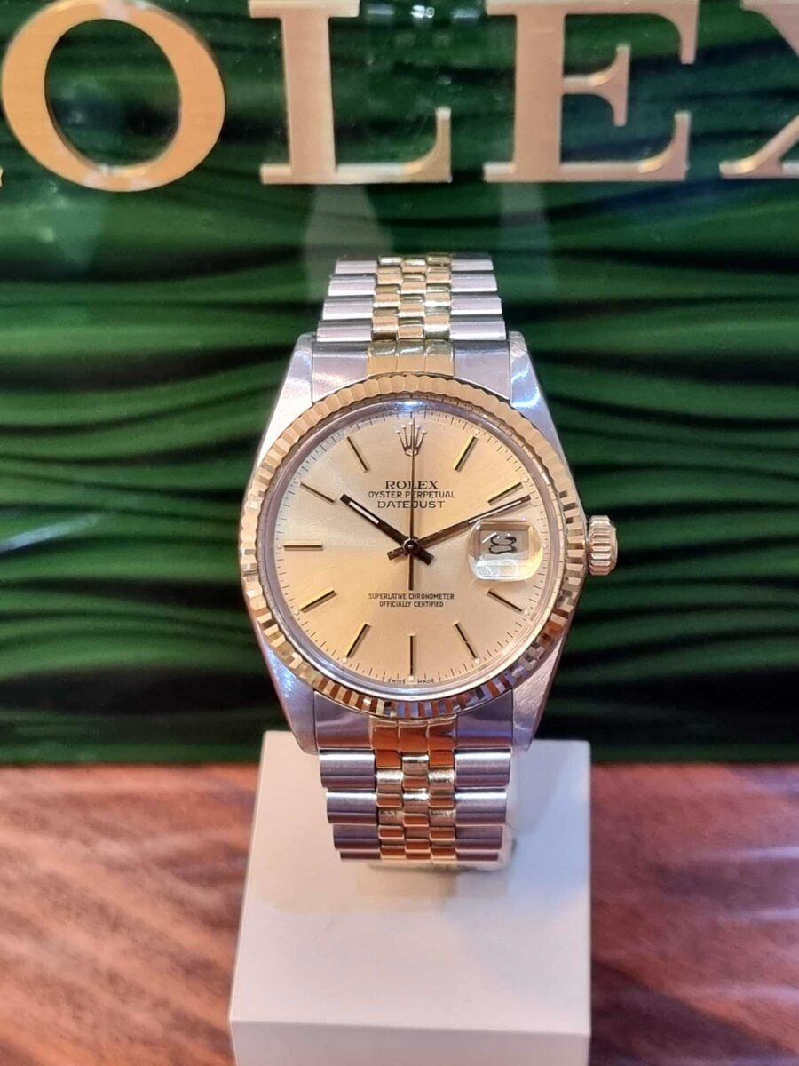 Rolex Datejust 36mm steel and 18k yellow gold vintage | Gothelf A. Watches — 3