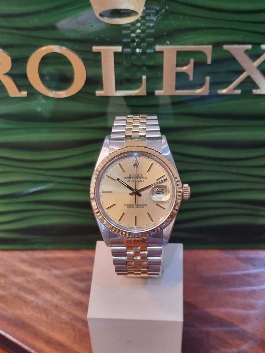 Rolex Datejust 36mm steel and 18k yellow gold vintage | Gothelf A. Watches — 2