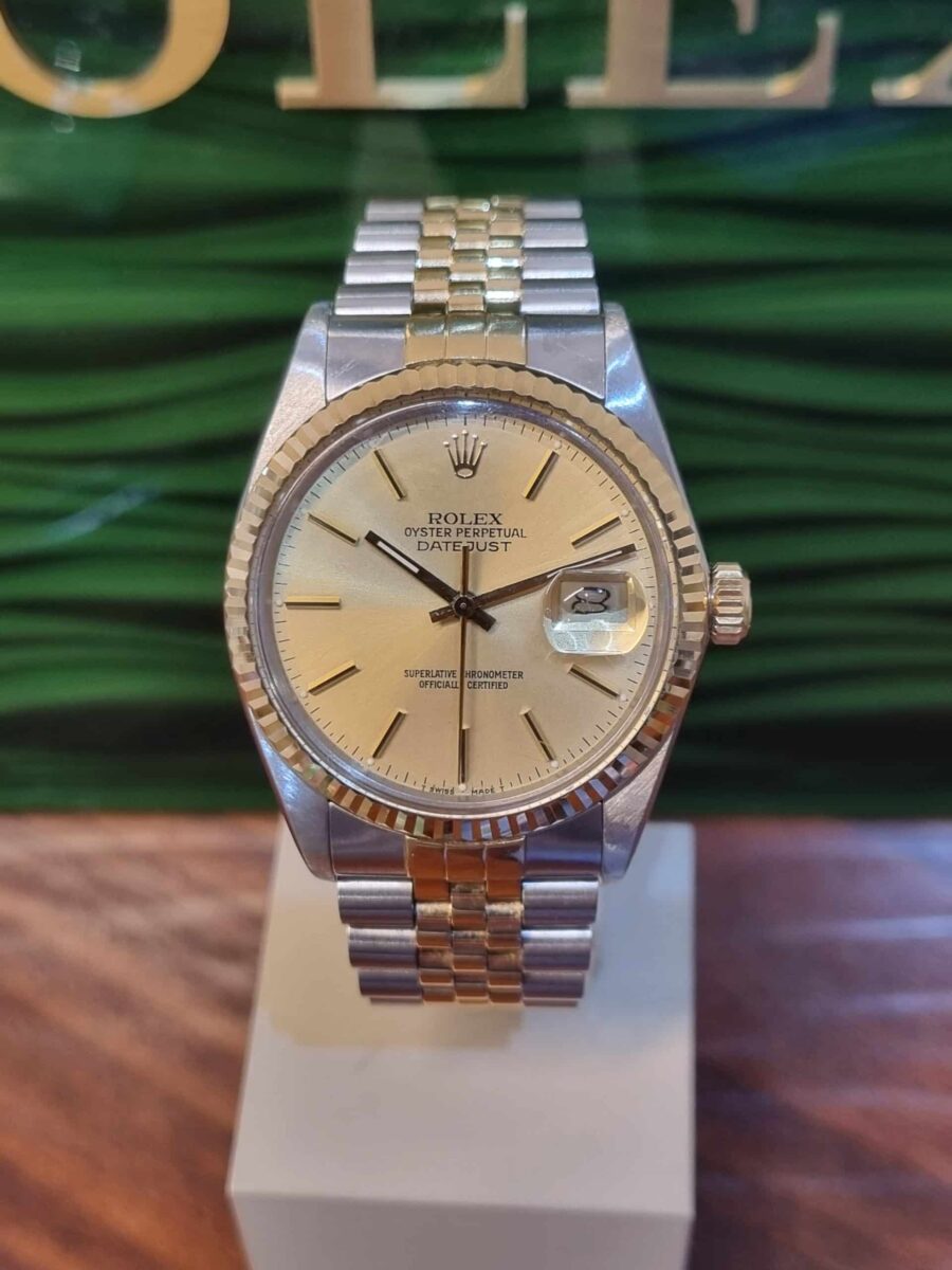 Rolex Datejust 36mm steel and 18k yellow gold vintage | Gothelf A. Watches — 4