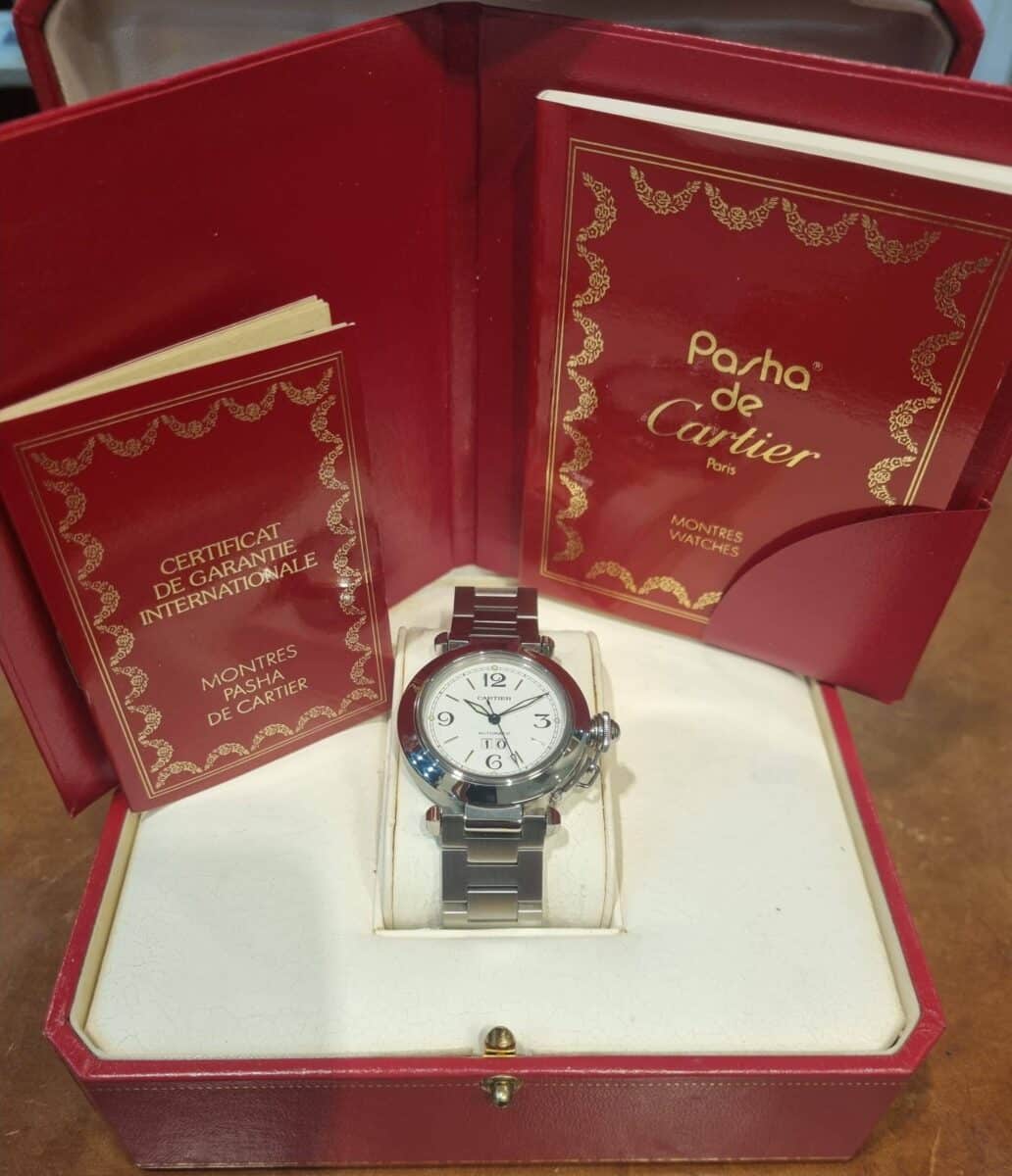 Cartier Pasha C 35mm Big Date Steel Automatic | Gothelf A. Watches — 4