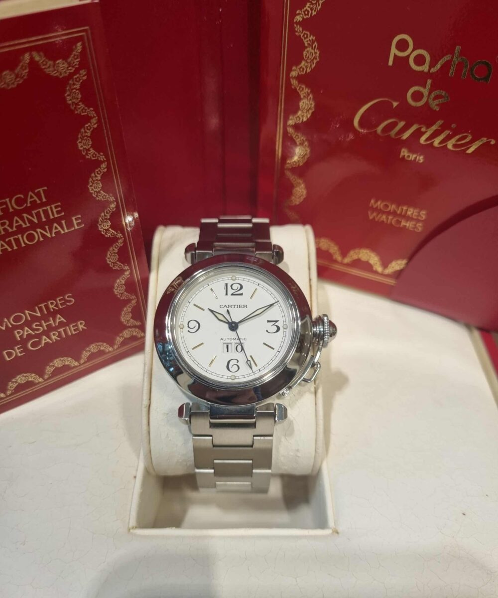 Cartier Pasha C 35mm Big Date Steel Automatic | Gothelf A. Watches — 3