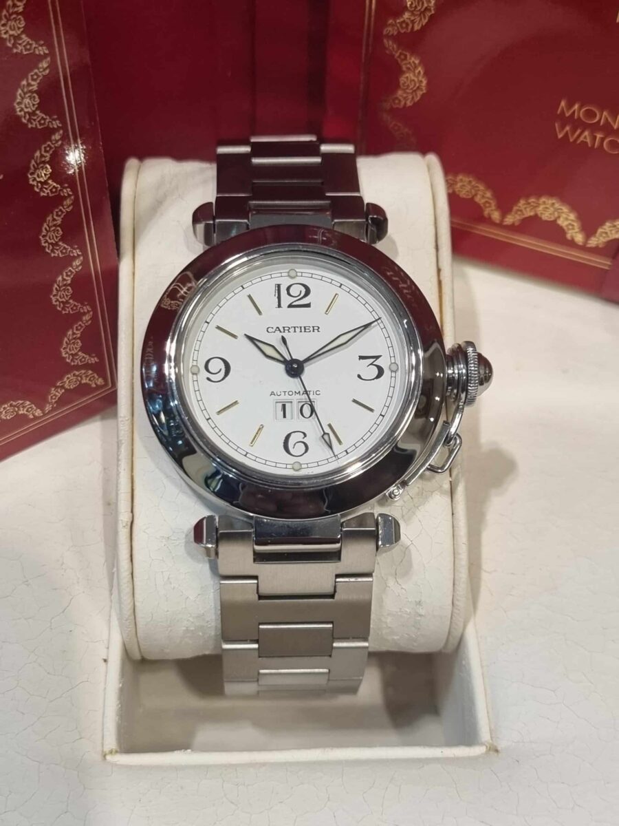 Cartier Pasha C 35mm Big Date Steel Automatic | Gothelf A. Watches