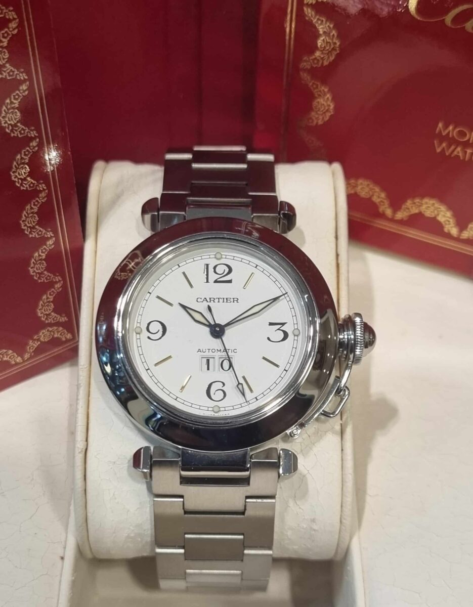 Cartier Pasha C 35mm Big Date Steel Automatic | Gothelf A. Watches — 6