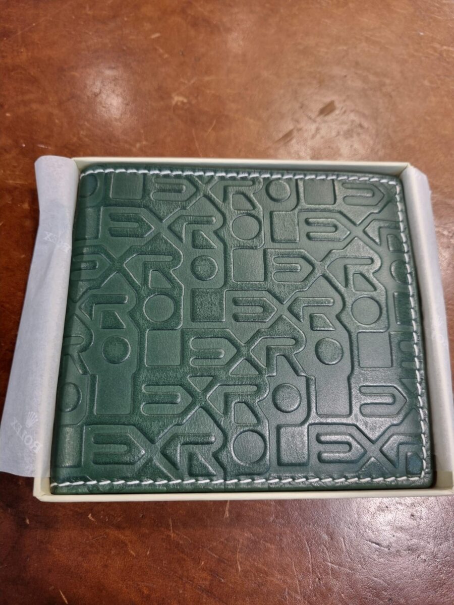 Rolex Green Leather Wallet | Gothelf A. Watches — 2