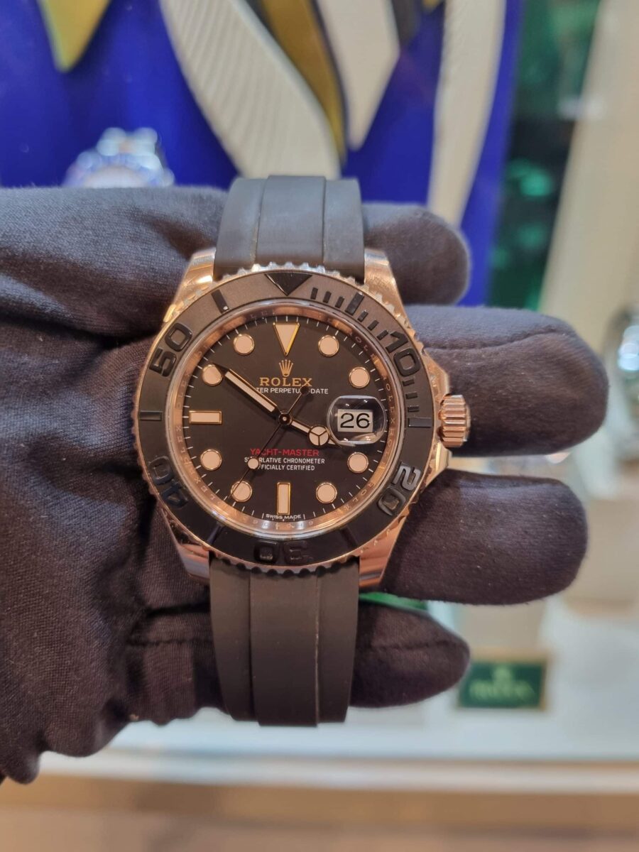 Rolex Yacht-Master 40mm Rose Gold ref.116655 | Gothelf A. Watches — 2
