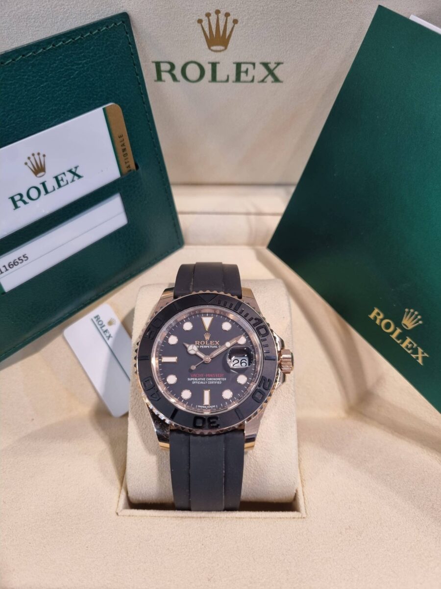 Rolex Yacht-Master 40mm Rose Gold ref.116655 | Gothelf A. Watches — 4