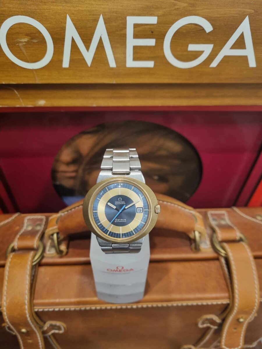 Omega Dynamic Circa 1969 Vintage Blue/Gold Automatic Men’s Watch 166.039 | Gothelf A. Watches — 7
