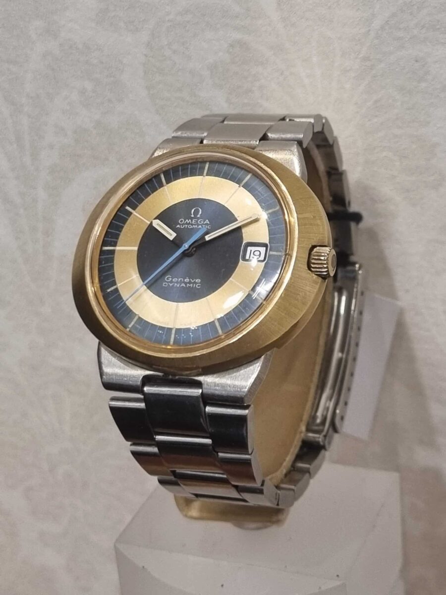 Omega Dynamic Circa 1969 Vintage Blue/Gold Automatic Men’s Watch 166.039 | Gothelf A. Watches — 5