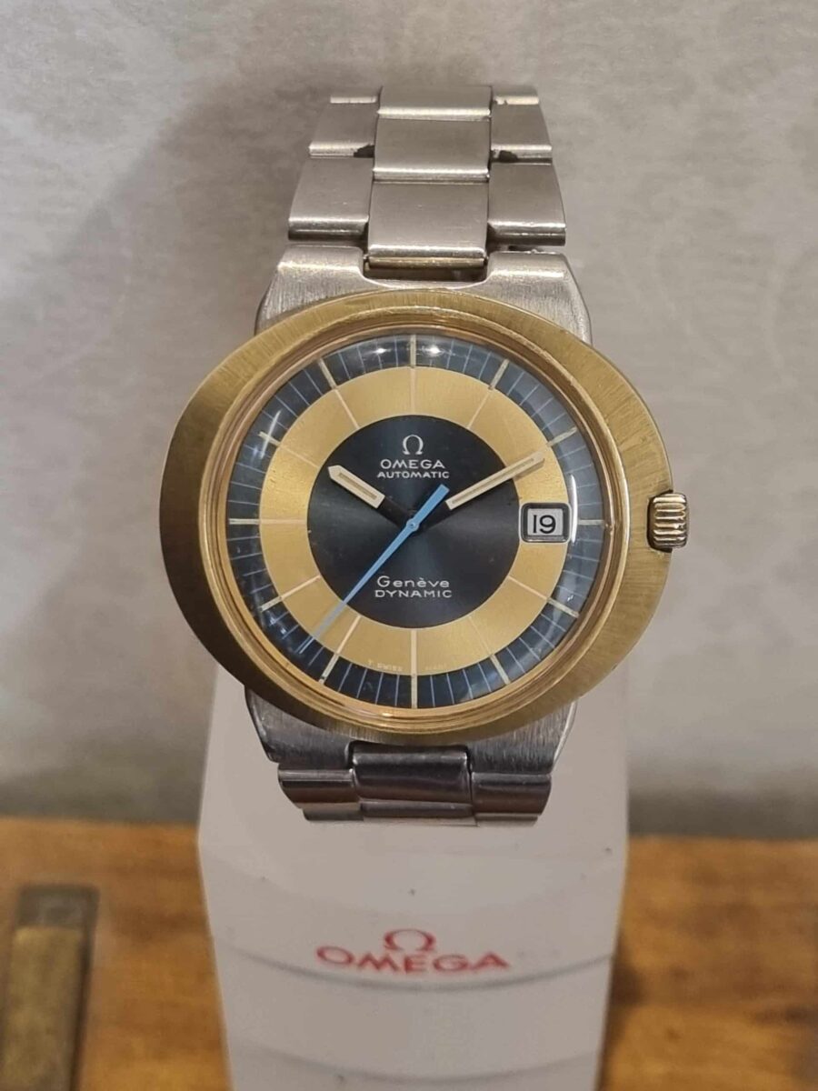 Omega Dynamic Circa 1969 Vintage Blue/Gold Automatic Men’s Watch 166.039 | Gothelf A. Watches — 3
