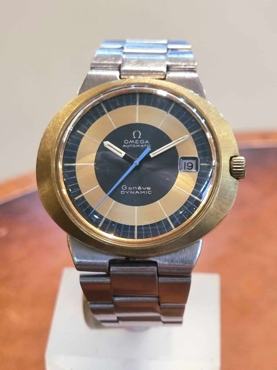 Omega Dynamic Circa 1969 Vintage Blue/Gold Automatic Men’s Watch 166.039 | Gothelf A. Watches — 4