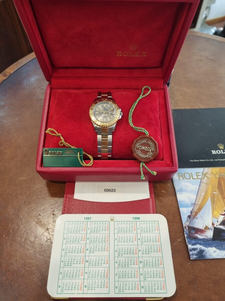 Rolex Lady Yacht-Master Steel And Gold Slate Dial | Gothelf A. Watches — 2