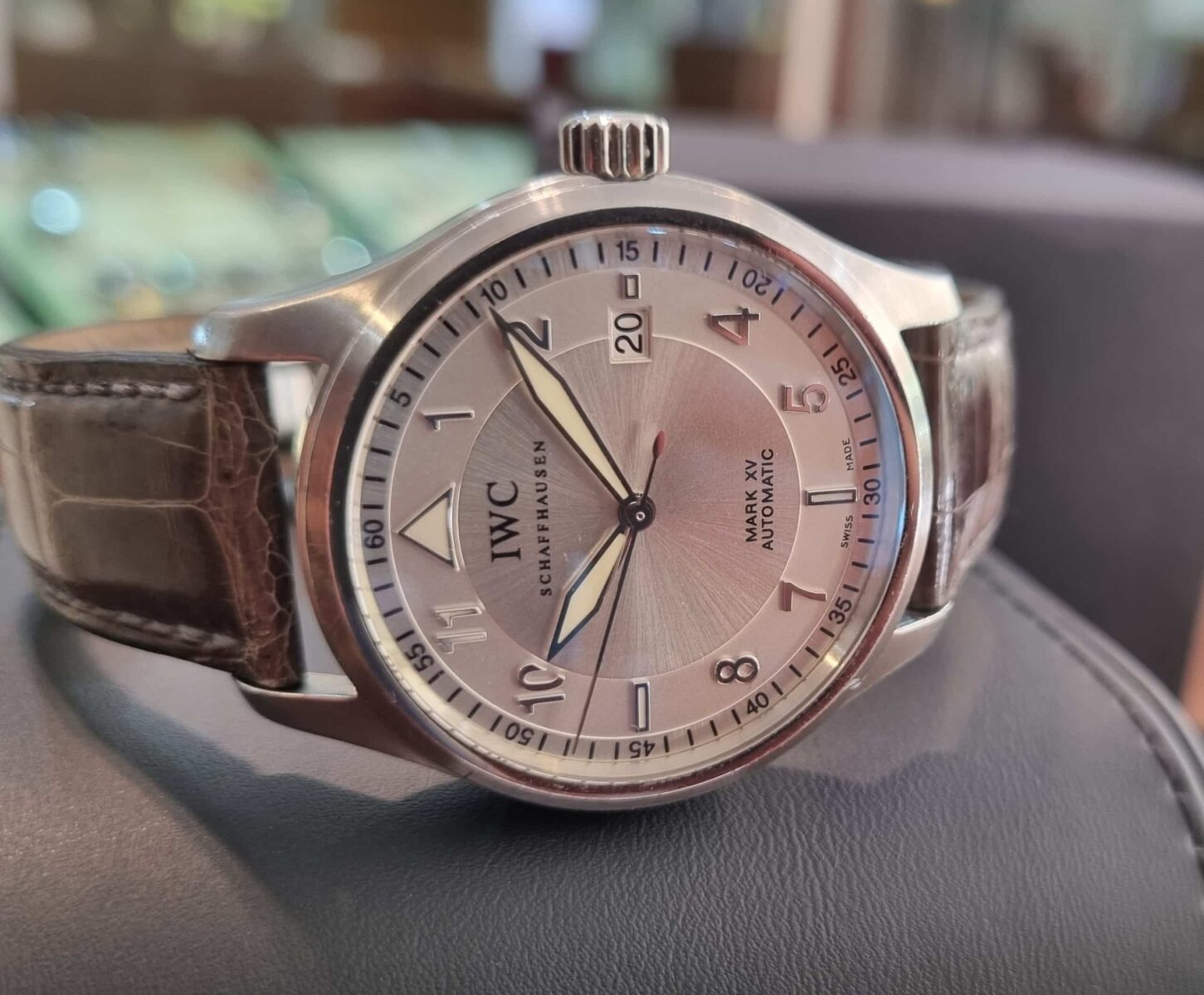IWC Pilot Mark XV Spitfire Stainless Steel Automatic | Gothelf A. Watches — 5