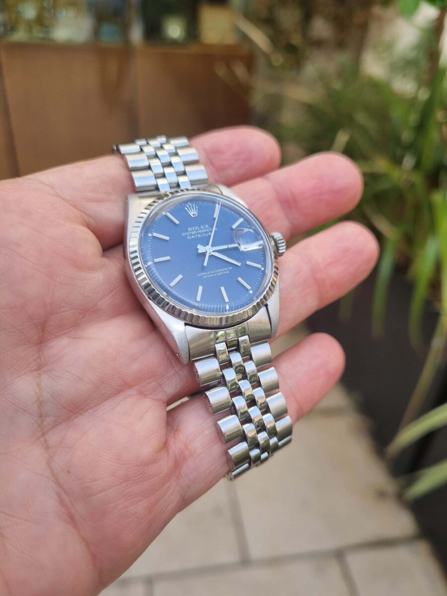 Rolex Datejust Vintage 36mm Blue dial | Gothelf A. Watches — 7