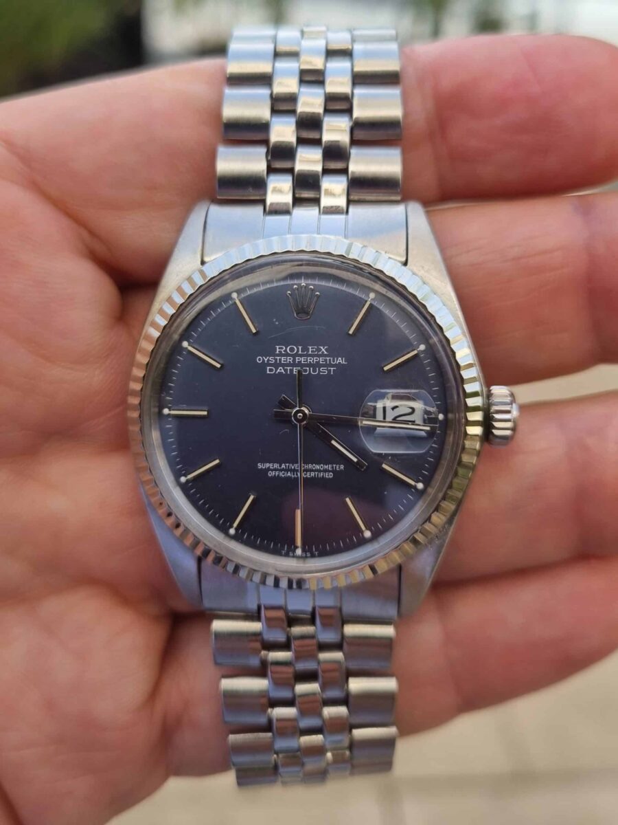 Rolex Datejust Vintage 36mm Blue dial | Gothelf A. Watches — 2