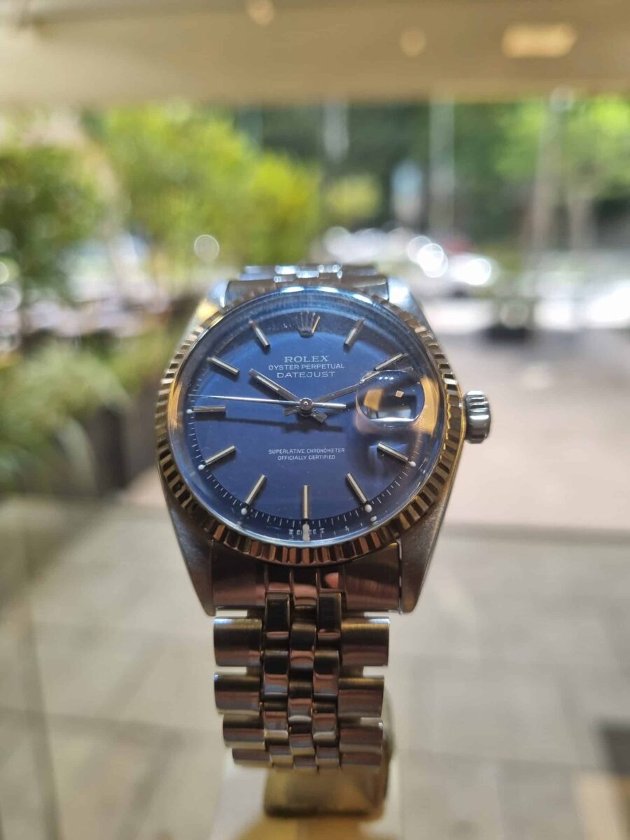 Rolex Datejust Vintage 36mm Blue dial | Gothelf A. Watches — 6