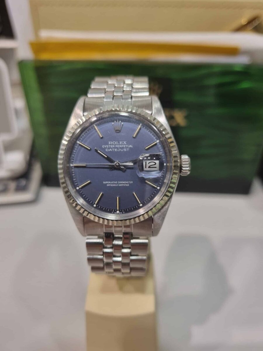 Rolex Datejust Vintage 36mm Blue dial | Gothelf A. Watches — 5