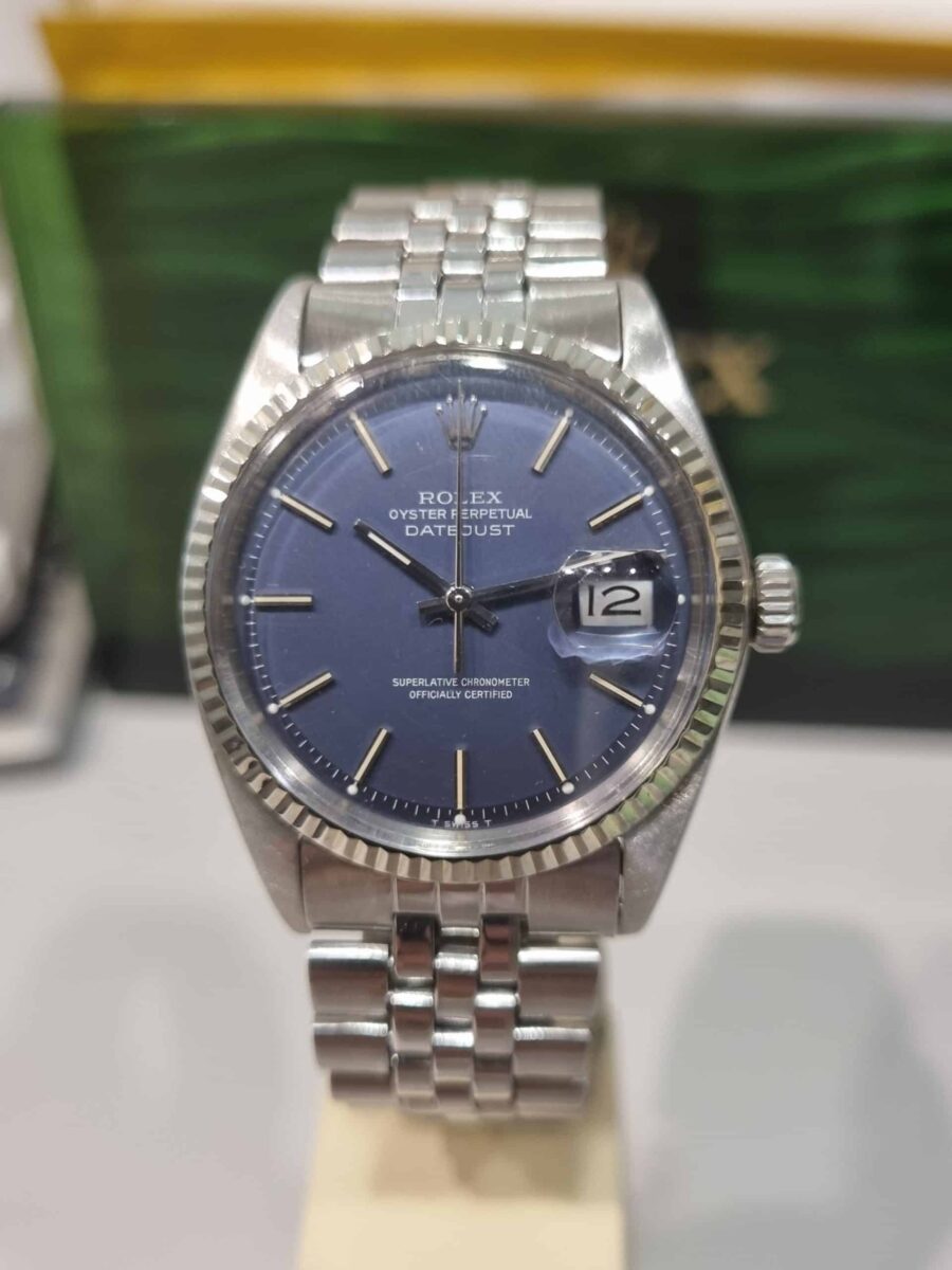 Rolex Datejust Vintage 36mm Blue dial | Gothelf A. Watches