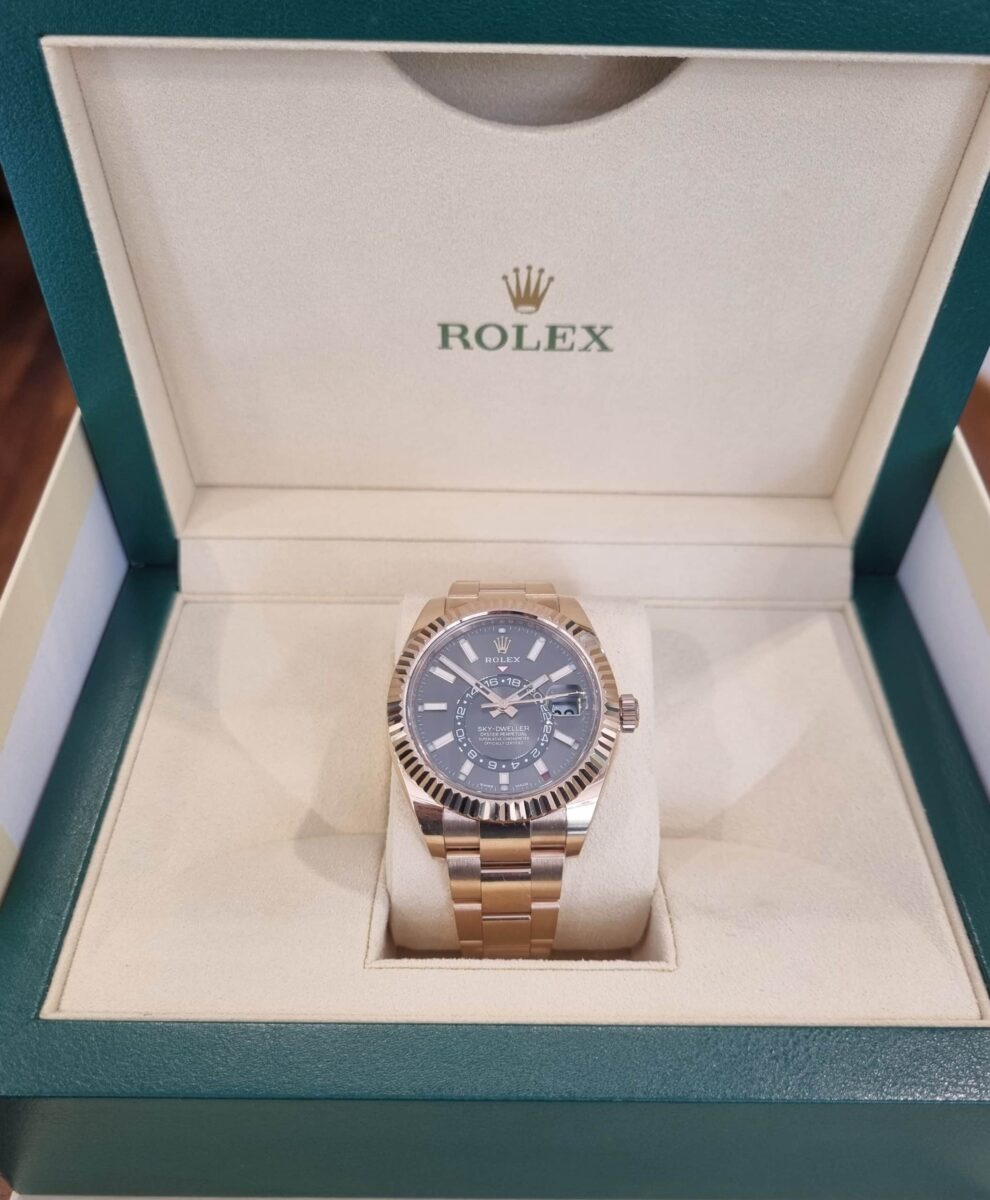 Rolex Sky-Dweller Rose Gold Rhodium Dial | Gothelf A. Watches — 2