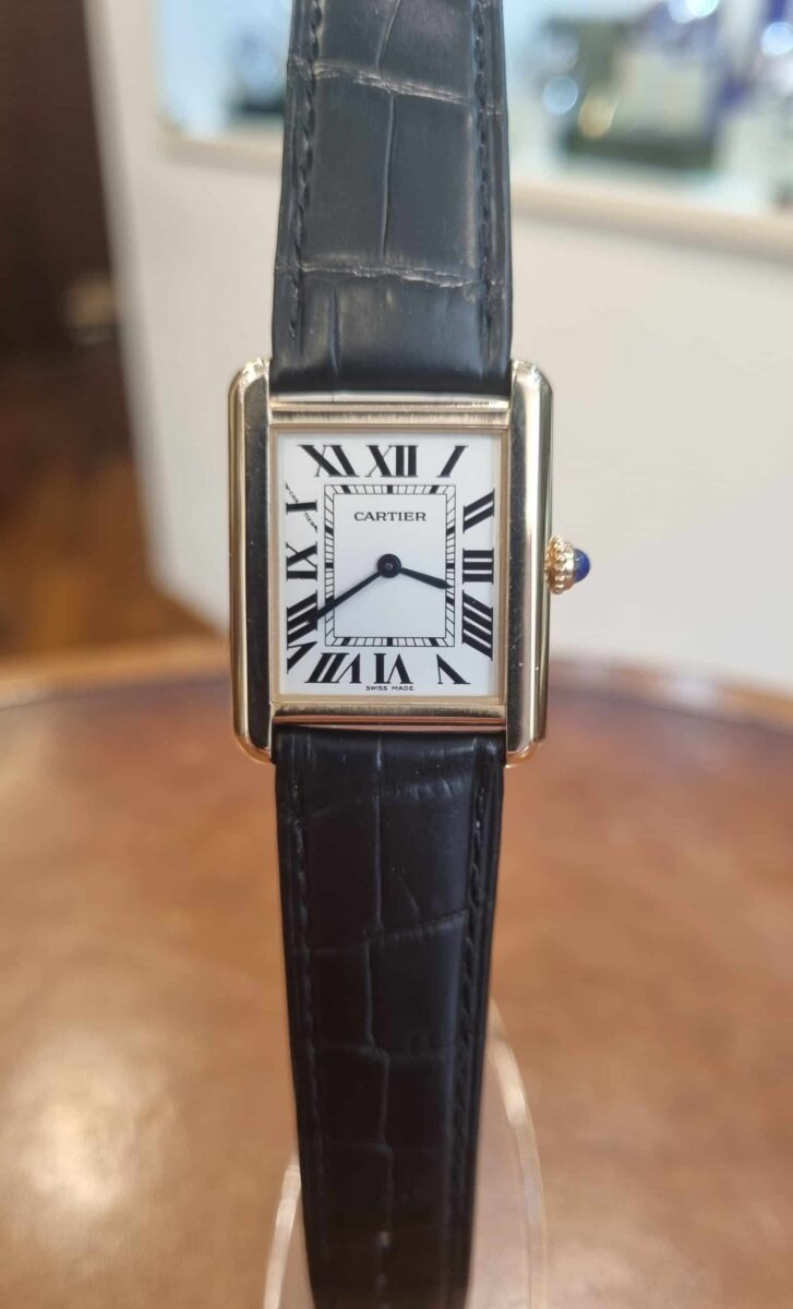 CARTIER TANK LADIES SOLO YELLOW GOLD REF.2743 | Gothelf A. Watches