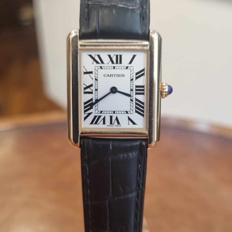 CARTIER TANK LADIES SOLO YELLOW GOLD REF.2743 | Gothelf A. Watches
