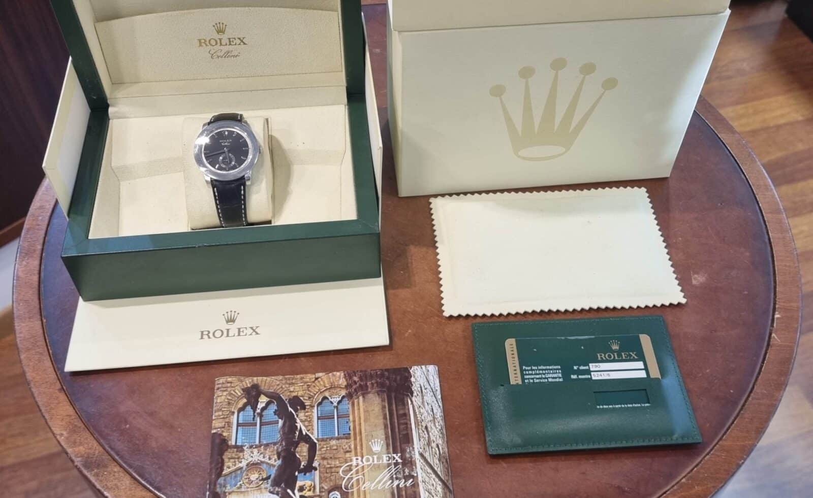 Rolex Cellini Platinum ref.5241 Full set 2009. | Gothelf A. Watches — 7