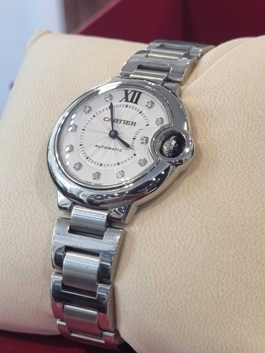 Cartier Ballon Bleu Ladies 33mm Automatic Diamonds Dial | Gothelf A. Watches — 5