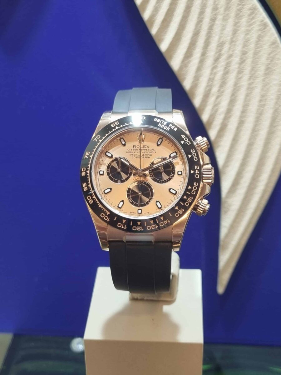 Rolex Cosmograph Daytona Rose Gold Oysterflex | Gothelf A. Watches — 8